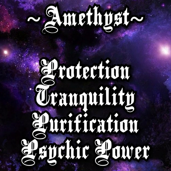 🌙💜 Amethyst Stone Necklace Crystal Point Healing Jewelry Witchy - Picture 4 of 16